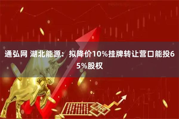 通弘网 湖北能源：拟降价10%挂牌转让营口能投65%股权